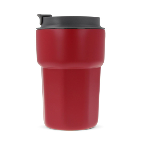T-ceramic Kubek termiczny z pokrywką Zambezi 350ml Ciemnoczerwony LT98728-N0020 (2)