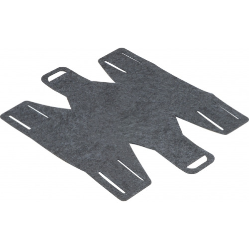 Składany koszyk z filcu RPET OSTERSUND Ciemnoszary 433777 (4)