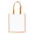 Torba non-woven 75g/m² Biały / pomarańczowy LT91479-N0126 (1) thumbnail