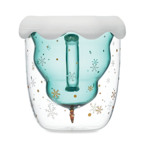 Kubek z podwójnego szkła Zielony CX1485-09 (1)