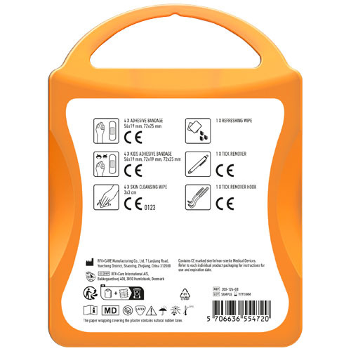 MyKit Zestaw Pomocy - Kleszcze Przezroczysty pomarańczowy 1Z251608 (4)