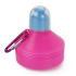 Bidon, składana butelka sportowa 600 ml z karabińczykiem różowy V7619-21  thumbnail