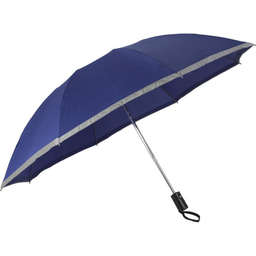 Odwracalny, składany parasol automatyczny niebieski V0668-11 (1)