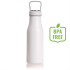 Butelka termiczna 475 ml Air Gifts z uchwytem i metalowym ringiem na spodzie, pojemnik w zakrętce biały V0850-02 (3) thumbnail