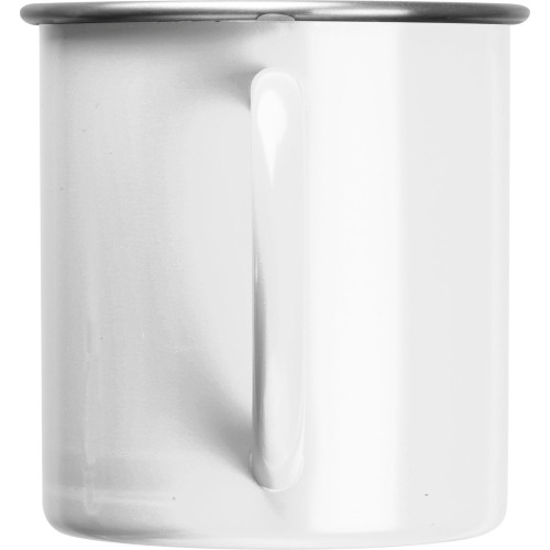 Kubek stalowy 350 ml TREZZO Biały 438006 (4)