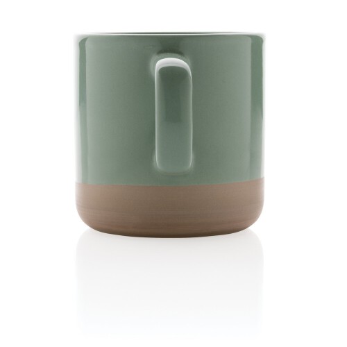 Kubek ceramiczny 360 ml zielony P434.117 (2)