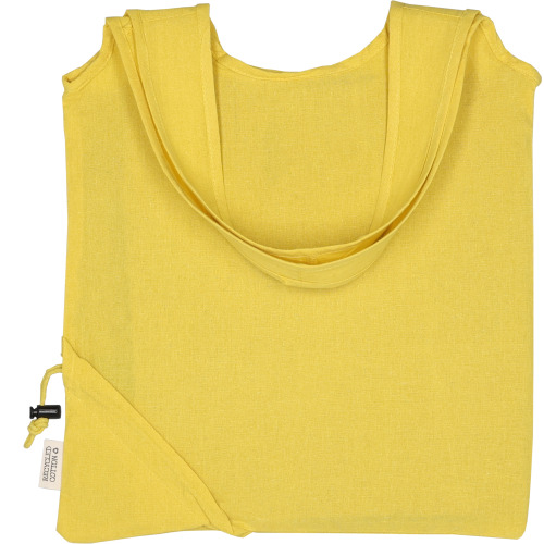 Torba bawełniana z recyklingu 118 g/m2 MODENA żółty 526208 (2)