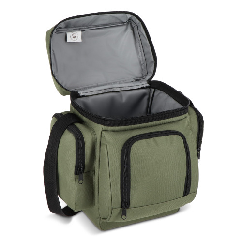 R-PET 600D Lunch cooler 10L Oliwkowa zieleń LT95355-N0043 (4)
