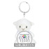 Pluszowa owca, brelok | Colleen Biały HE739-02  thumbnail