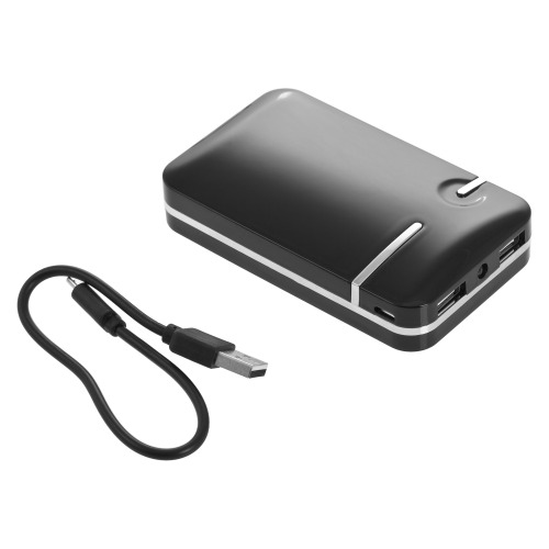 Power bank 7800 mAh, lampka LED Czarny V3387-03 (5)