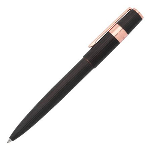 Długopis Gear Pinstripe Black / Rosegold Czarny HSV2854E (5)