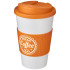 Americano® 350 ml tumbler with grip & spill-proof lid Biały 21069607 (1) thumbnail