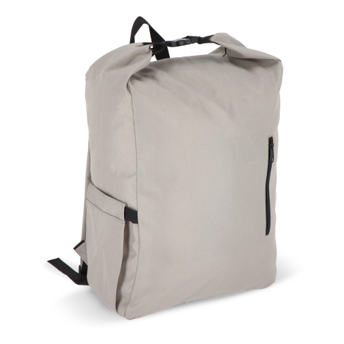 Plecak z klamrą R-PET 600D Rolltop 20L Szary LT95352-N0061 