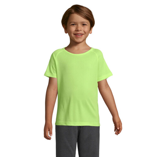 SPORTY Dziecięcy T-Shirt Neon Yellow S01166-NE-3XL 