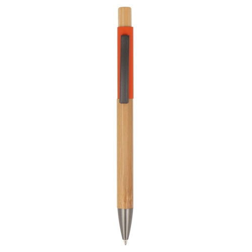Pióro kulkowe Madrid bamboo Pomarańczowy LT87752-N0026 (2)