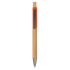 Pióro kulkowe Madrid bamboo Pomarańczowy LT87752-N0026 (2) thumbnail
