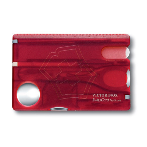 Victorinox SwissCard Nailcare Czerwony 0724065 