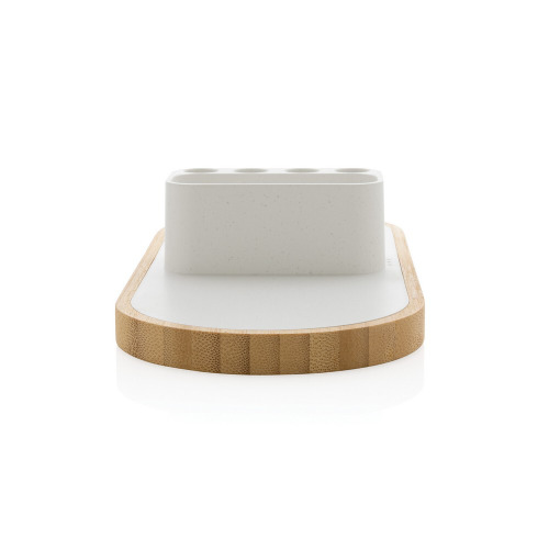 Podwójna ładowarka bezprzewodowa 10W Ontario, RABS Biały P308.423 (4)