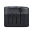 Adapter podróżny PowerPro wykonany z plastiku pochodzącego z recykling Czarny LT41029-N0002 (5) thumbnail
