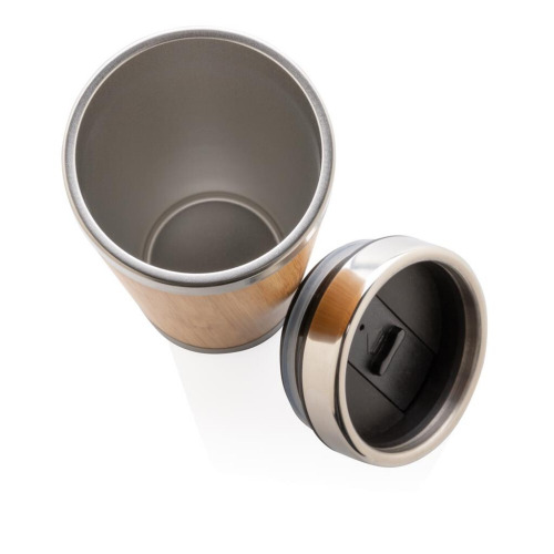 Bambusowy kubek termiczny 450 ml Brązowy P432.309 (3)