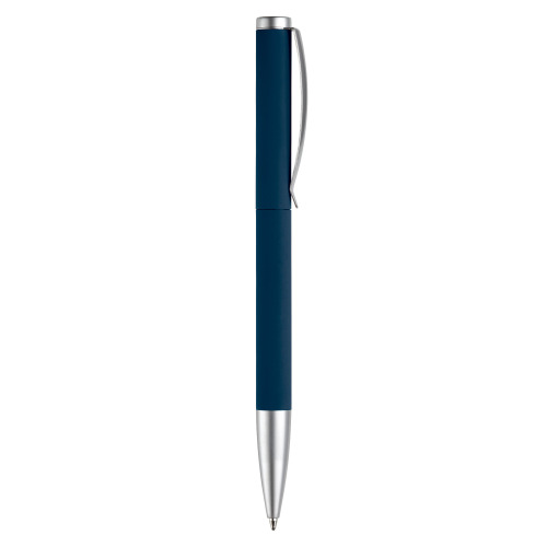 Metalowy długopis Modena miękki dotyk Ciemnoniebieski LT87762-N0010 (4)