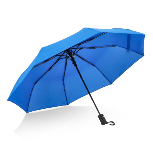 Daintree 190T Pongee 21.5" Składany parasol automatyczny, wiatroodporny Niebieski LT97116-N0011 