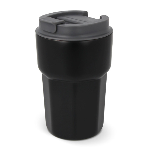 T-ceramic Kubek termiczny z pokrywką Zambezi 350ml Czarny LT98728-N0002 