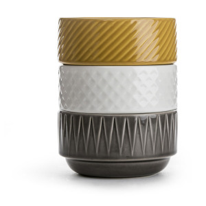Miska COFFEE & MORE 12 cm, żółty