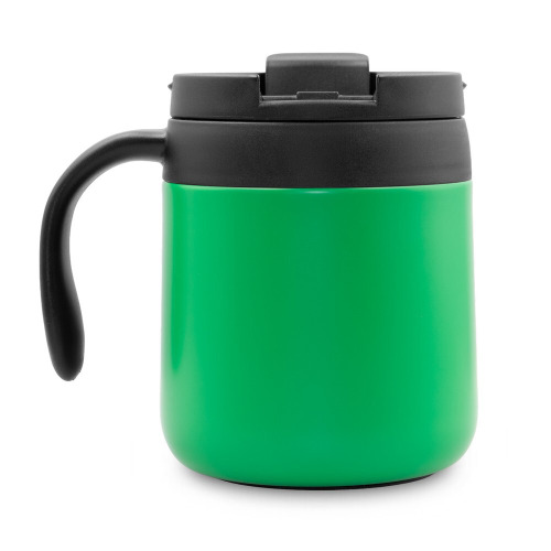 Kubek termiczny 400 ml z rączką | Wyatt Zielony V4838-06 (3)