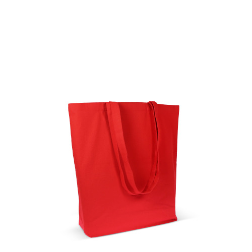 Torba z bawełny organicznej długa 270g/m² 42x12x43 cm Czerwony LT95379-N0021 (2)