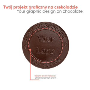 Czekoladowy Kształt Choco4Mat Mini Medal Chocolate Expert
