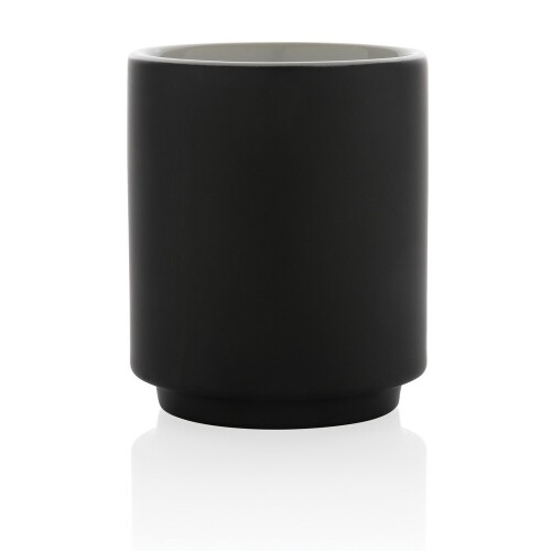 Kubek ceramiczny 180 ml black P434.071 (3)
