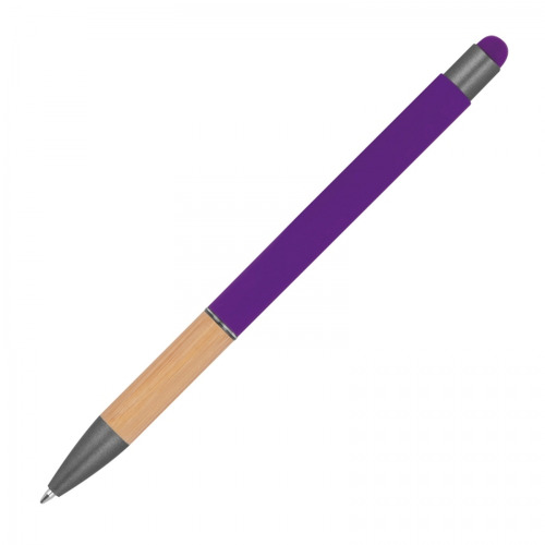 Długopis metalowy touch pen soft touch BRYGIDA Fioletowy 1358112 (3)