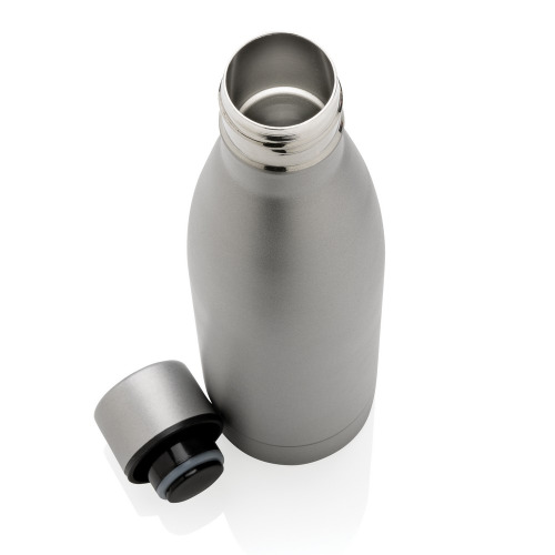 Butelka termiczna 500 ml, stal nierdzewna z recyklingu Szary P433.272 (3)