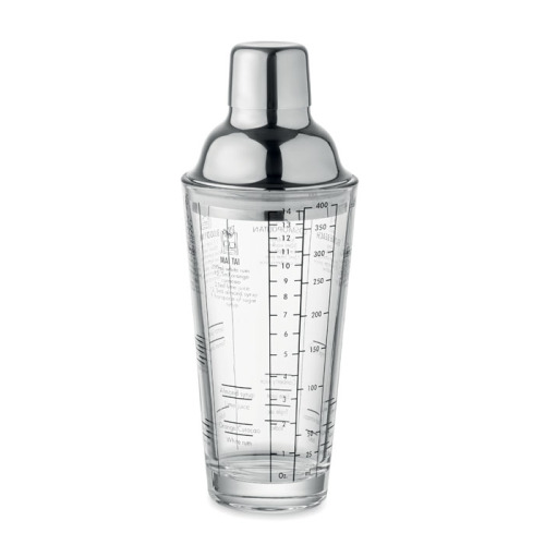 Szklany shaker barmański400 ml Przezroczysty MO2077-22 