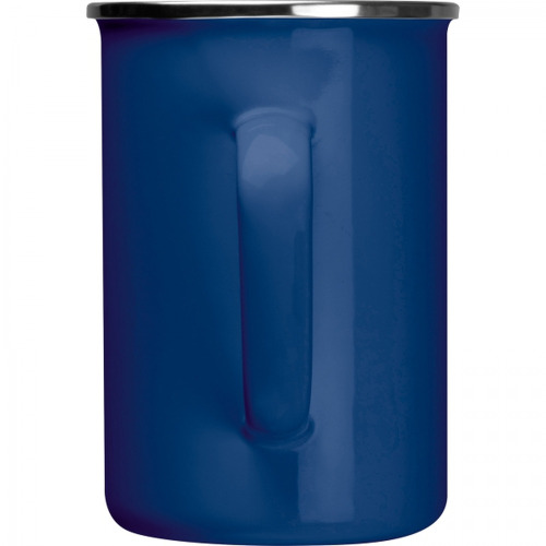Kubek metalowy emaliowany 550 ml GENE Niebieski 8385704 (2)