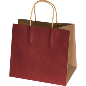 Torba papierowa mała 120 g/m2 HILARY Bordowy
