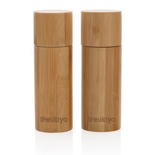 Zestaw młynków do soli i pieprzu Ukiyo Brązowy P262.319 (1)