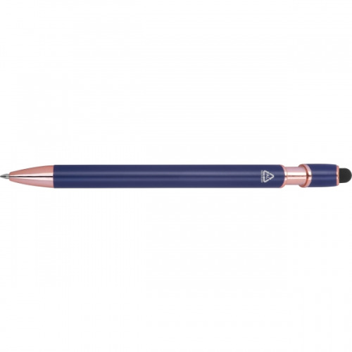 Długopis żelowy z recyklingu BELO HORIZONTE Granatowy 528144 (3)