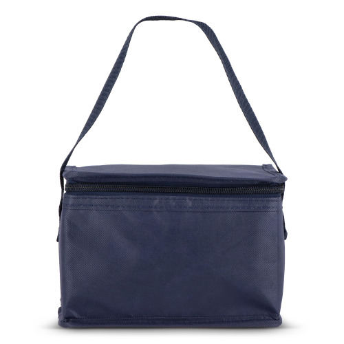R-PET 6 Torba chłodząca na puszki z włókniny 20 x 13 x 12,5 cm 75g/m² Ciemnoniebieski LT95390-N0010 (1)