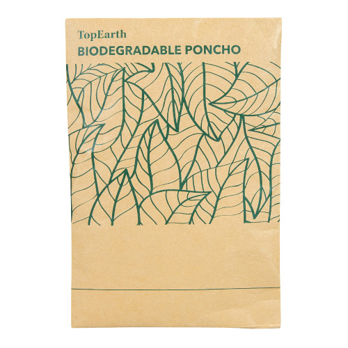 Poncho biodegradowalne Naturalny LT90490-N0094 (4)