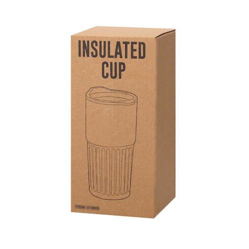 Kubek termiczny 600 ml ze stali nierdzewnej z recyklingu Biały VA684-02 (2)