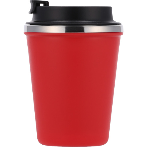 Kubek termiczny 350 ml z powłoką z recyklingu METODY Czerwony 8496205 