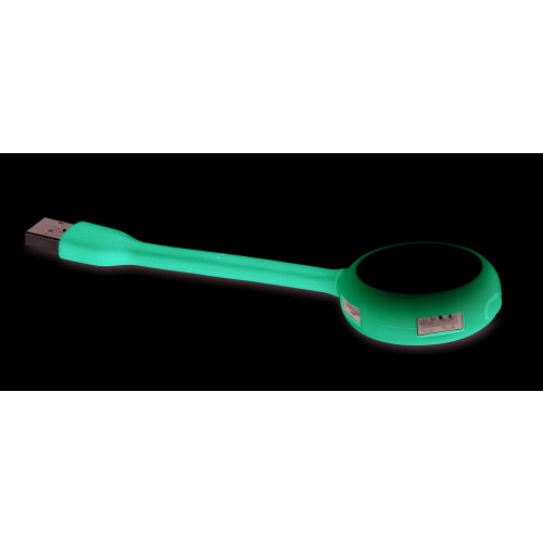 Lampka LED i rozdzielacz usb w Czerwony MO8670-05 (1)