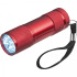 Latarka metalowa 9 LED DUNCAN Czerwony 8875705 (1) thumbnail