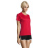 SPORTY Damski T-Shirt 140g Czerwony S01159-RD-S (2) thumbnail