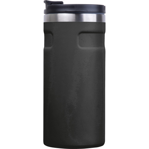 Kubek termiczny ze stali z recyklingu 450 ml SILVIO Czarny 8536503 (11)