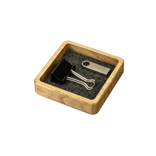 Organizer drewniany SMALL SINGLE BOX drewniany - dąb BWD10036 
