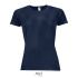 SPORTY Damski T-Shirt 140g French Navy S01159-FN-XS  thumbnail