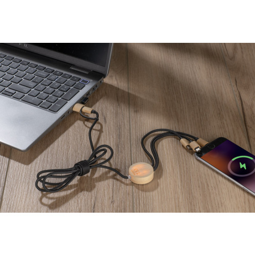 Kabel USB 4 w 1 GLOWIK Czarny 09187-02 (9)
